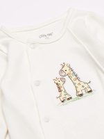 Little Me Unisex Baby 2 Piece Footie and Cap Set - Image 2